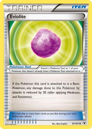 Eviolite 091 - Reverse Holofoil Noble Victories - Uncommon