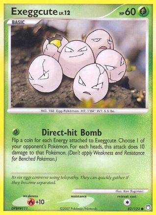 Exeggcute 082 - Reverse Holofoil Mysterious Treasures - Common
