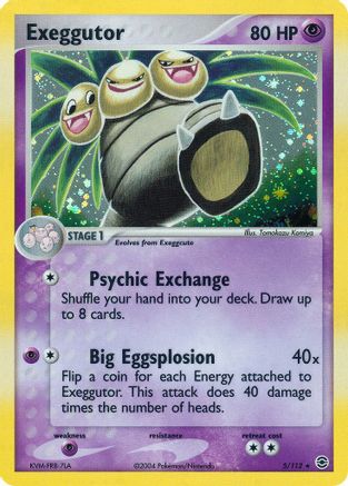 Exeggutor 005 FireRed & LeafGreen - Holo Rare