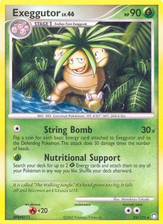 Exeggutor 024 - Reverse Holofoil Mysterious Treasures - Rare