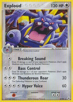 Exploud 006 - Reverse Holofoil Hidden Legends - Holo Rare