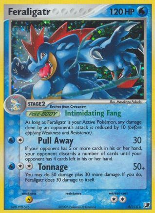 Feraligatr 004 - Holofoil Unseen Forces - Holo Rare