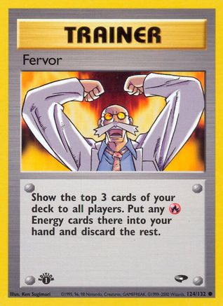 Fervor 124/132 - 1st Edition Gym Challenge - Common