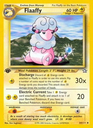 Flaaffy 034/111 - Unlimited Neo Genesis - Uncommon