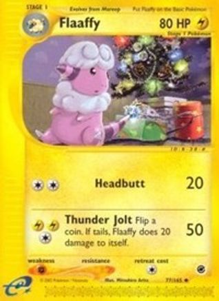 Flaaffy 077/165 - Reverse Holofoil Expedition - Uncommon