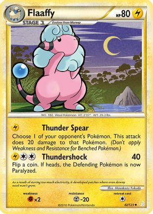 Flaaffy 042/123 HeartGold SoulSilver - Uncommon