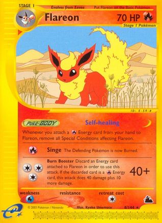 Flareon (8) 008 Skyridge - Rare