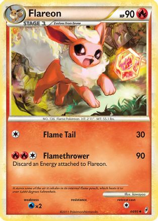 Flareon 044/95 - Reverse Holofoil Call of Legends - Uncommon