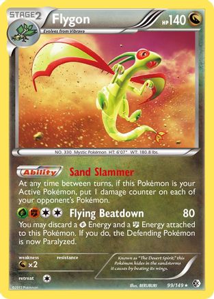 Flygon 099 - Holofoil Boundaries Crossed - Holo Rare