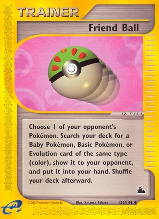 Friend Ball 126 - Reverse Holofoil Skyridge - Uncommon