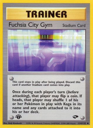 Fuchsia City Gym 114/132 - Unlimited Gym Challenge - Uncommon