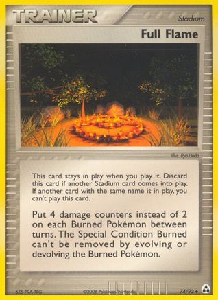 Full Flame 074 - Reverse Holofoil Legend Maker - Uncommon