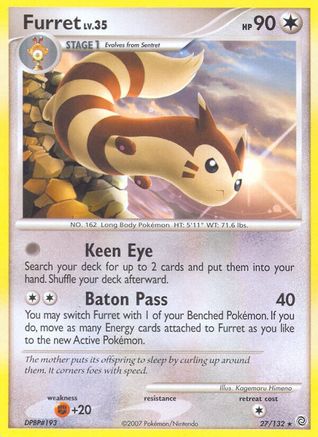 Furret 027 Secret Wonders - Rare