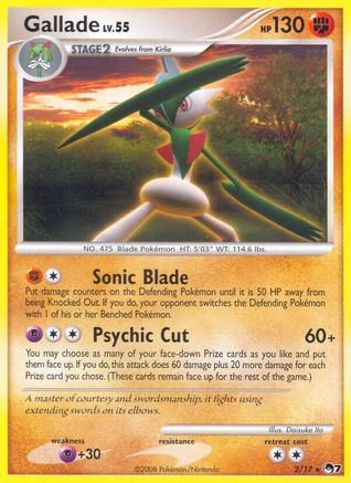 Gallade 002 POP Series 7 - Rare