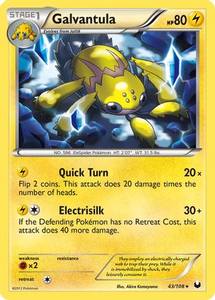 Galvantula 043 Dark Explorers - Rare