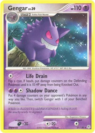 Gengar 027/130 Diamond and Pearl - Rare