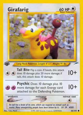 Girafarig 066/105 - Unlimited Neo Destiny - Common