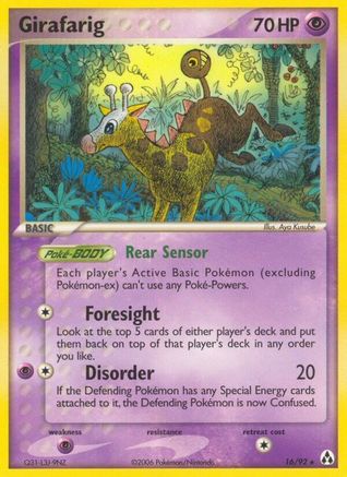 Girafarig 016 Legend Maker - Rare