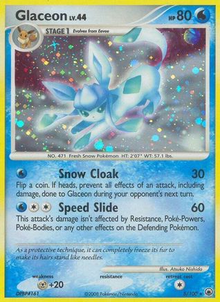Glaceon (5) 005 - Holofoil Majestic Dawn - Holo Rare