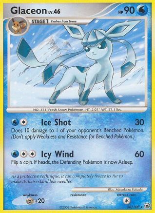 Glaceon (20) 020 Majestic Dawn - Rare