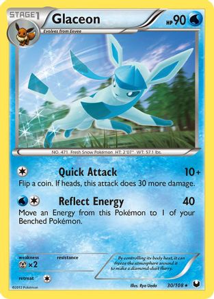 Glaceon 030 Dark Explorers - Rare
