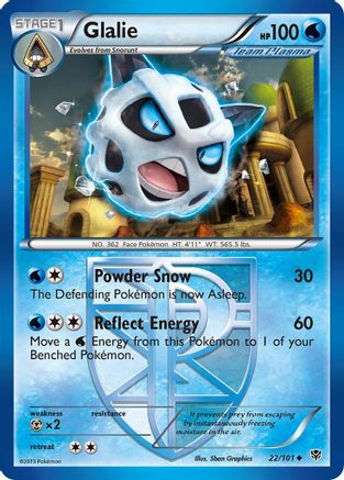 Glalie (Team Plasma) 022/101 Plasma Blast - Uncommon