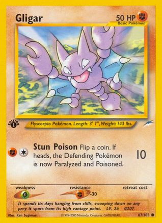 Gligar 067/105 - Unlimited Neo Destiny - Common