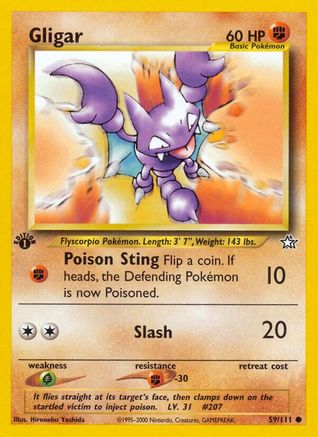 Gligar 059/111 - Unlimited Neo Genesis - Common