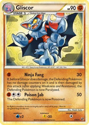 Gliscor 004 - Holofoil Undaunted - Holo Rare