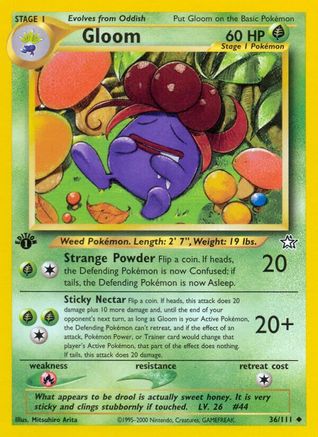 Gloom 036/111 - 1st Edition Neo Genesis - Uncommon