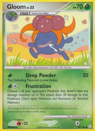 Gloom (96) 096 - Reverse Holofoil Legends Awakened - Common