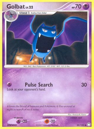Golbat 050 Mysterious Treasures - Uncommon