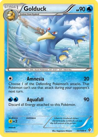 Golduck (35) 035 Boundaries Crossed - Rare