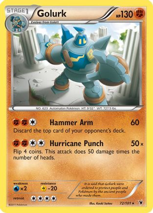 Golurk 072 Noble Victories - Rare