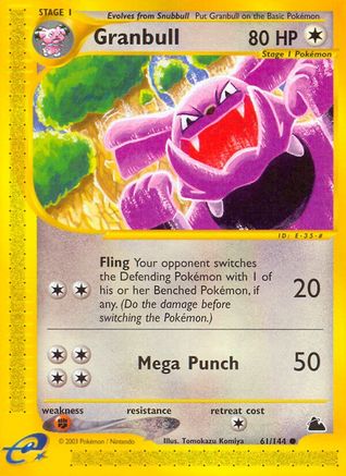 Granbull 061 - Reverse Holofoil Skyridge - Common