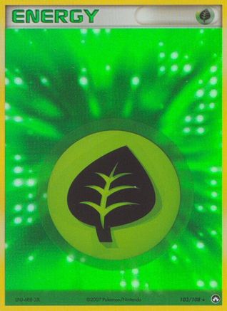 Grass Energy 103/108 - Holofoil Power Keepers - Rare