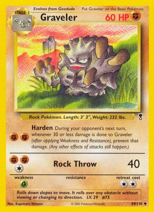 Graveler 044 Legendary Collection - Uncommon
