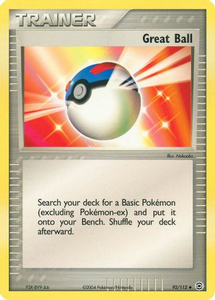 Great Ball 092 - Reverse Holofoil FireRed & LeafGreen - Uncommon