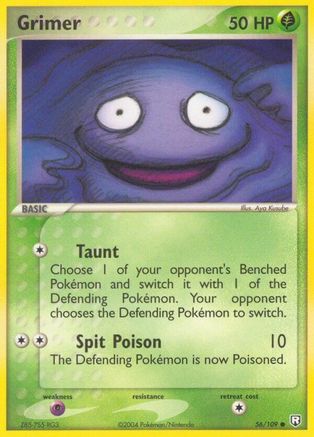 Grimer 056/109 - Reverse Holofoil Team Rocket Returns - Common