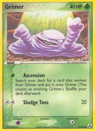 Grimer 054/92 Legend Maker - Common