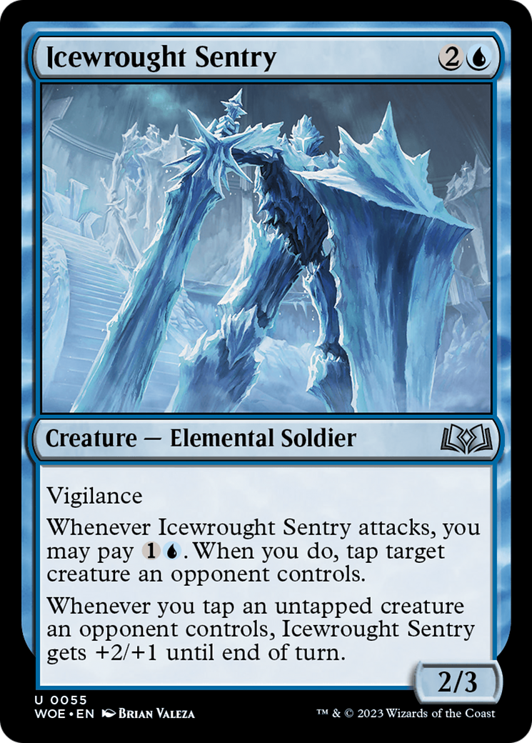 Icewrought Sentry (WOE-055) - Wilds of Eldraine