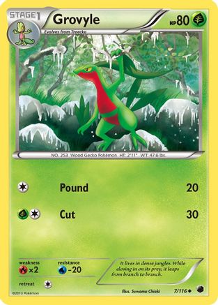 Grovyle 007 Plasma Freeze - Uncommon