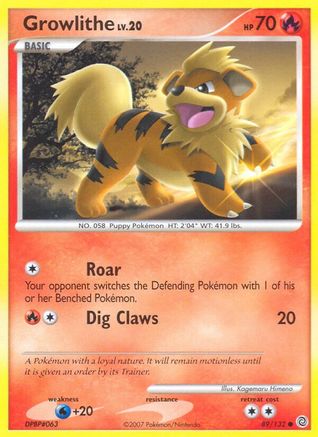 Growlithe 089/132 Secret Wonders - Common
