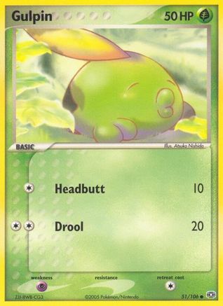 Gulpin 051 Emerald - Common