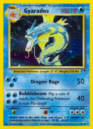 Gyarados 012 - Holofoil Legendary Collection - Holo Rare