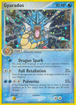 Gyarados 008 - Holofoil Deoxys - Holo Rare