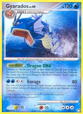 Gyarados 026/123 - Reverse Holofoil Mysterious Treasures - Rare