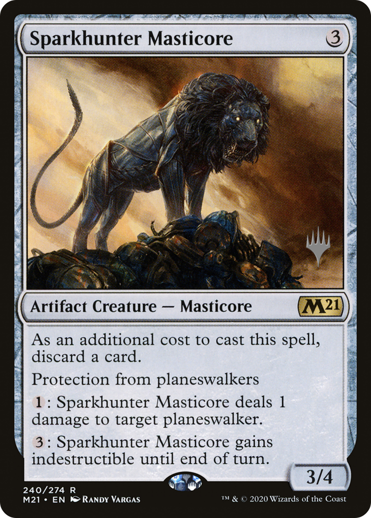 Sparkhunter Masticore (PPM21-240) - Core Set 2021 Promos