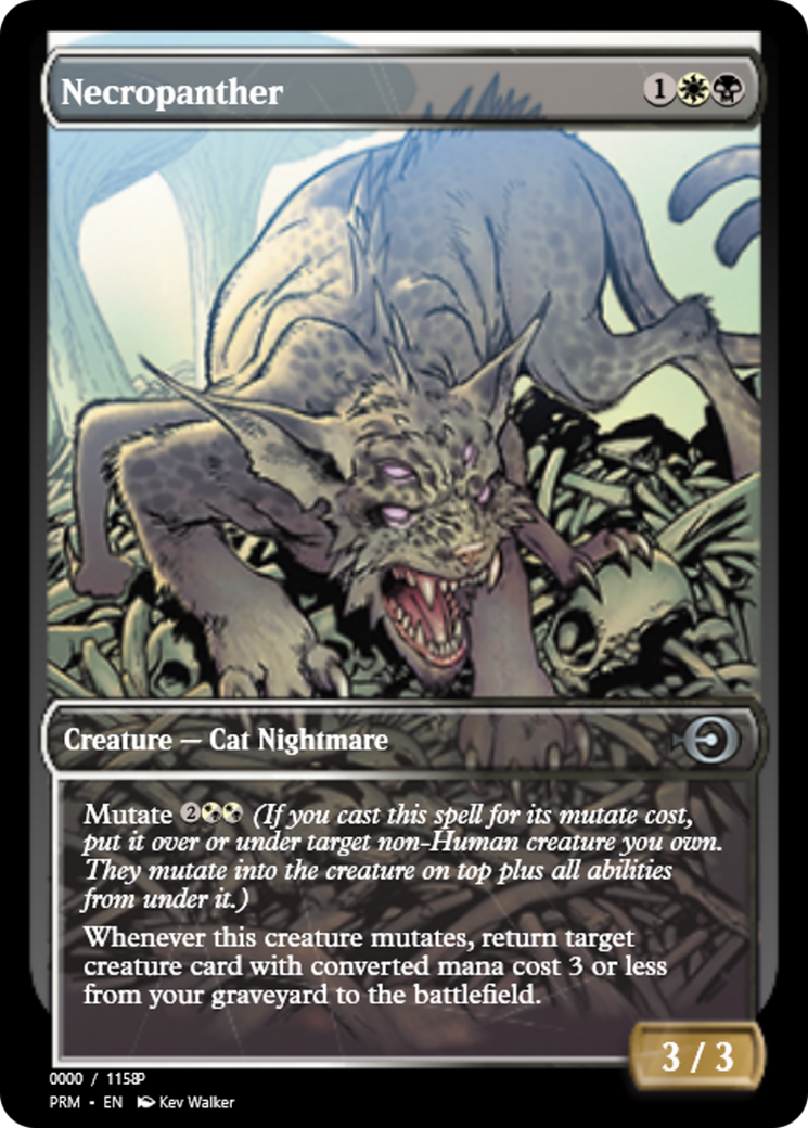Necropanther (PRM-80955) - Magic Online Promos Foil