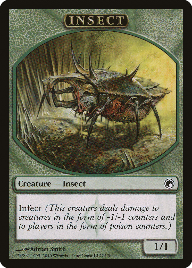 Insect Token (SOM-004) - Scars of Mirrodin Tokens